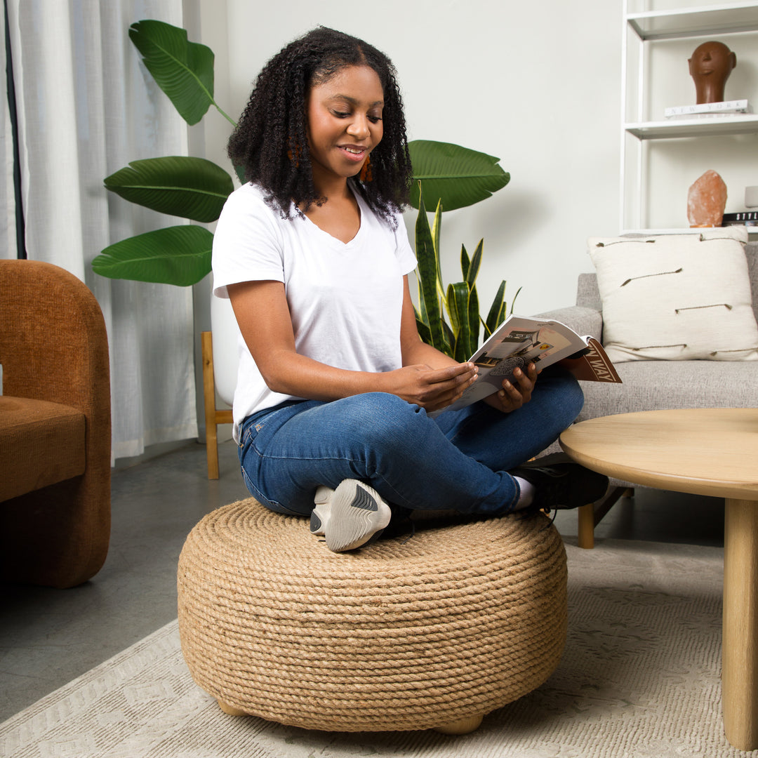 Valerie Upcycled Tire Ottoman