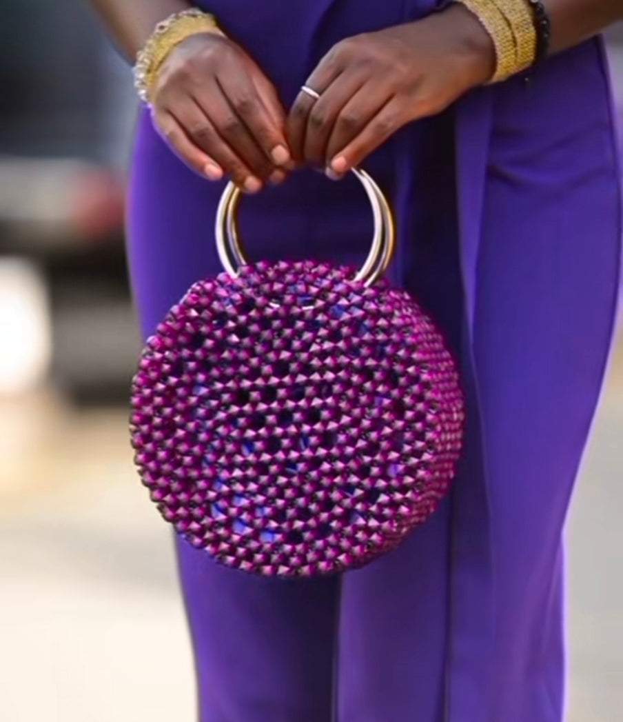 The Wendy Recycled Plastic & Glass Beaded Bags