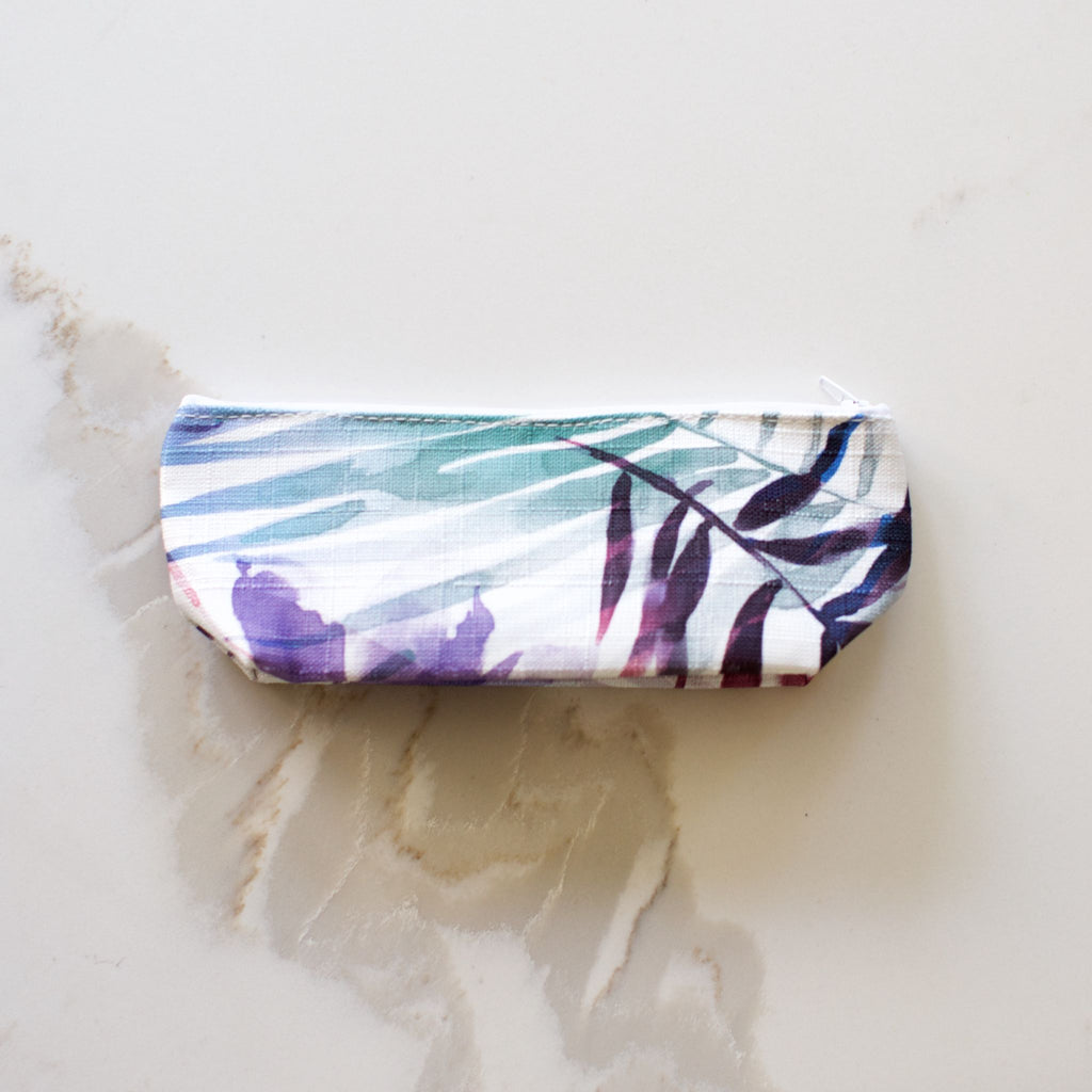 Floral Lavender Cosmetic Bag