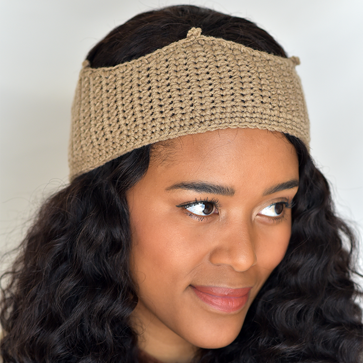 Knit Crown Headband