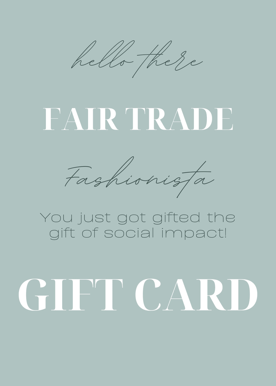 ShopConsciously Gift Card