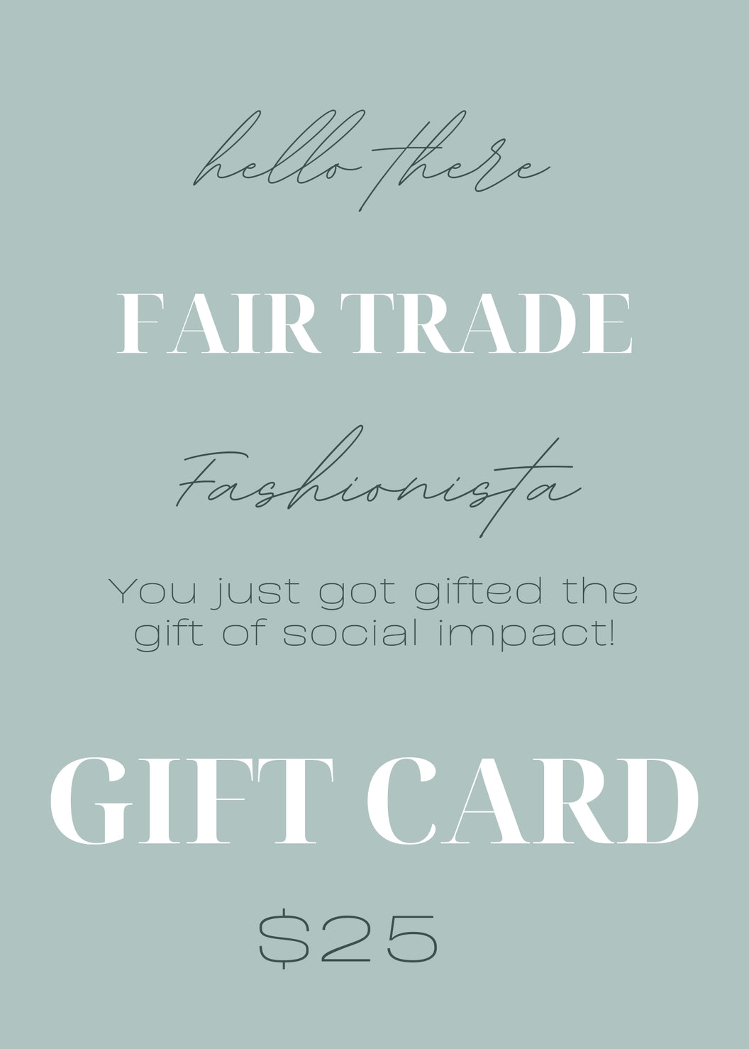 ShopConsciously Gift Card