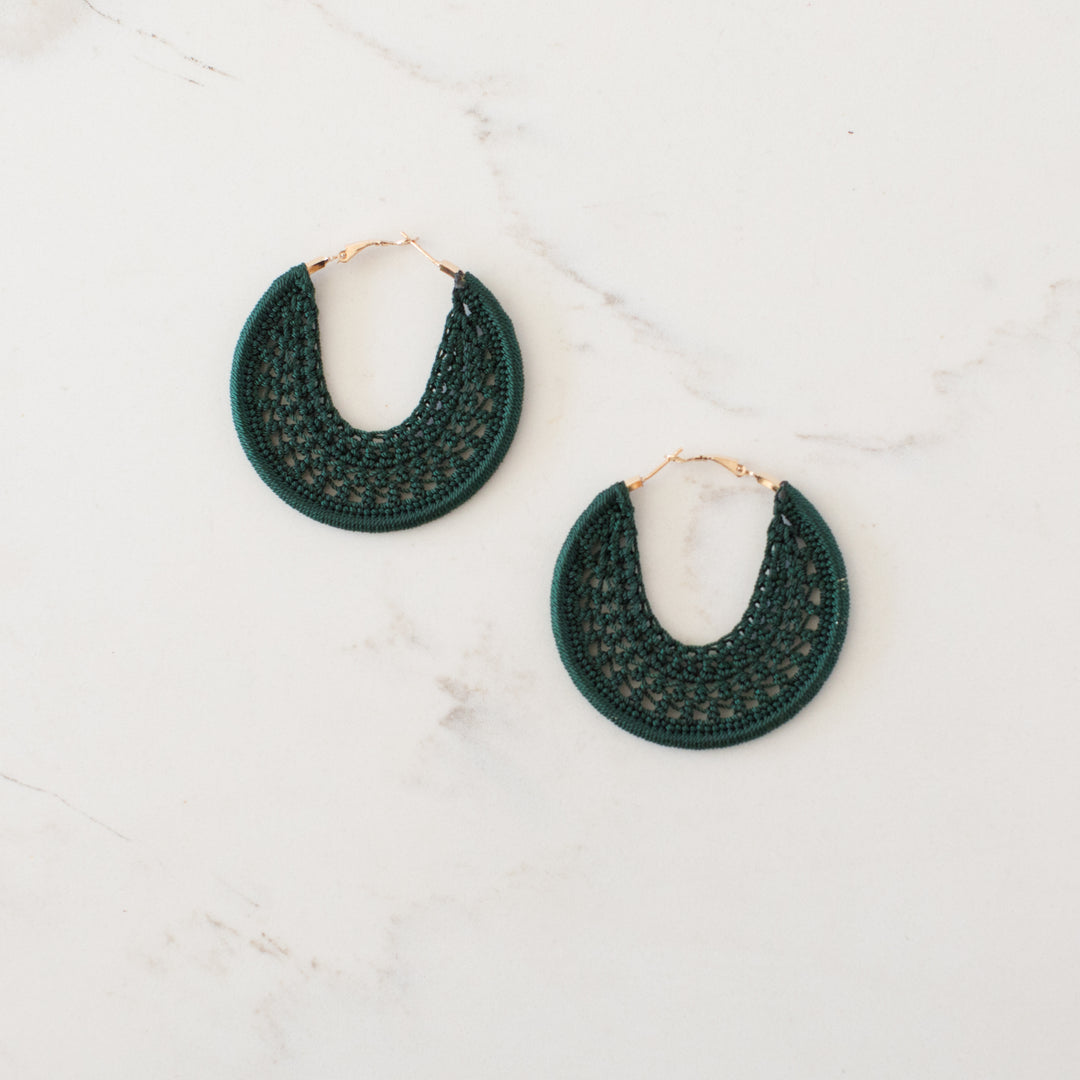 Lisa Earrings Green