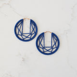 Ayca Hoop Earrings Yellow