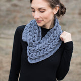 Laura Cowl Scarf Maroon